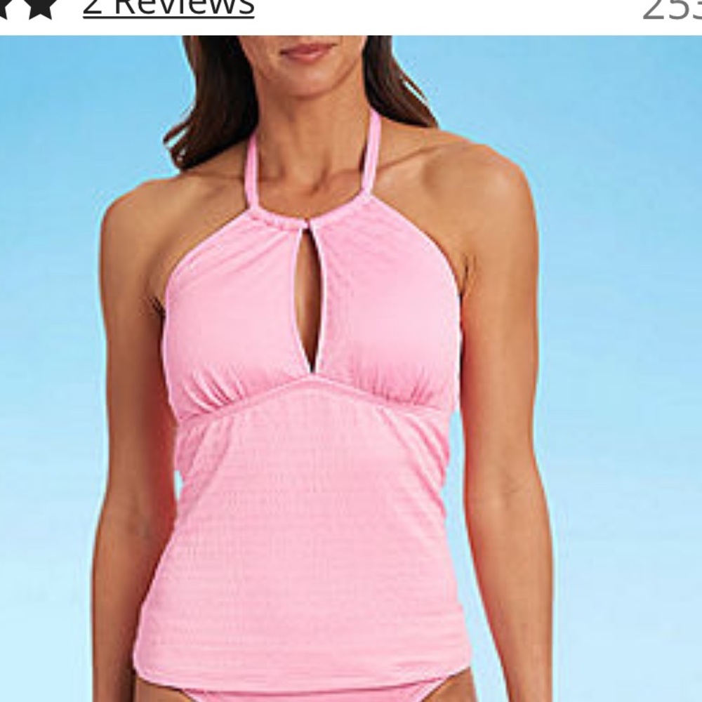 Tankini PINK Swimsuit Top plus size